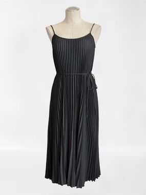 strapless open back dress Embroidered Pleated Dress – Handcrafted Luxury main image 1